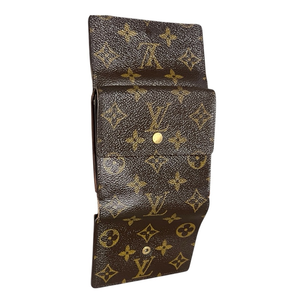 Louis Vuitton Authentic Vintage brown and Gold Monogram Tri-fold Wallet - Picture 9 of 17